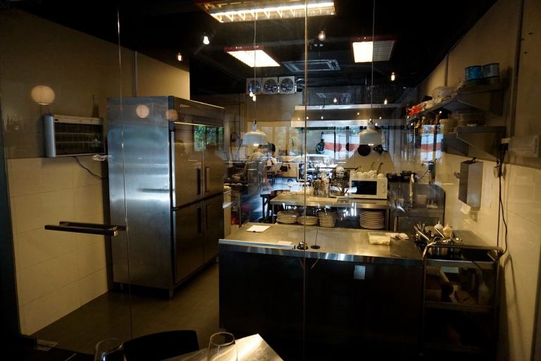 Topshelf has an open kitchen so you can watch the chefs in action