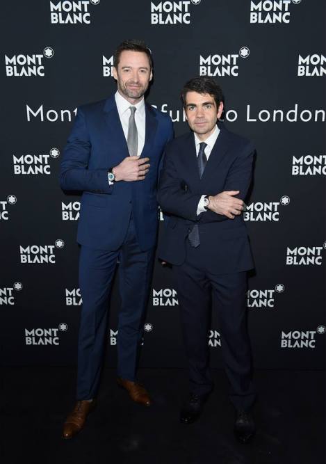 Montblanc Brand Ambassador Hugh Jackman & Montblanc CEO Jérôme Lambert