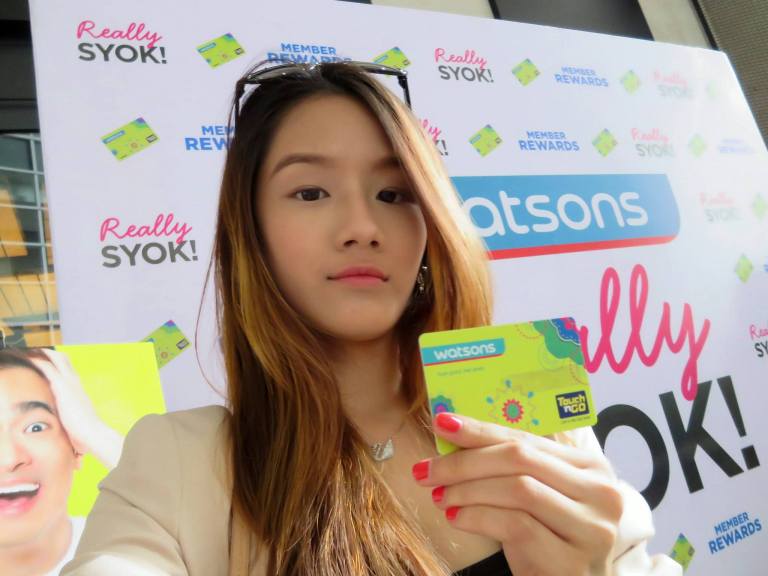 The Watsons members card is also a Touch
