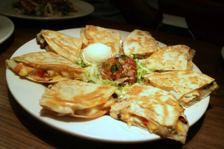 Santa Fe Chicken Quesadillas (from the RM75.00 menu) - 