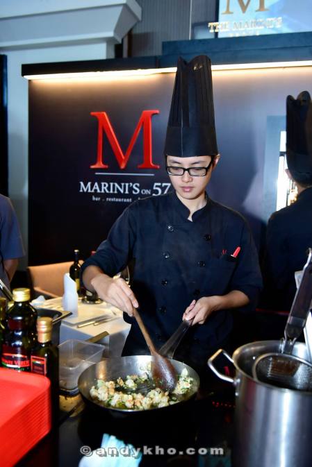 Some booths even had live cooking