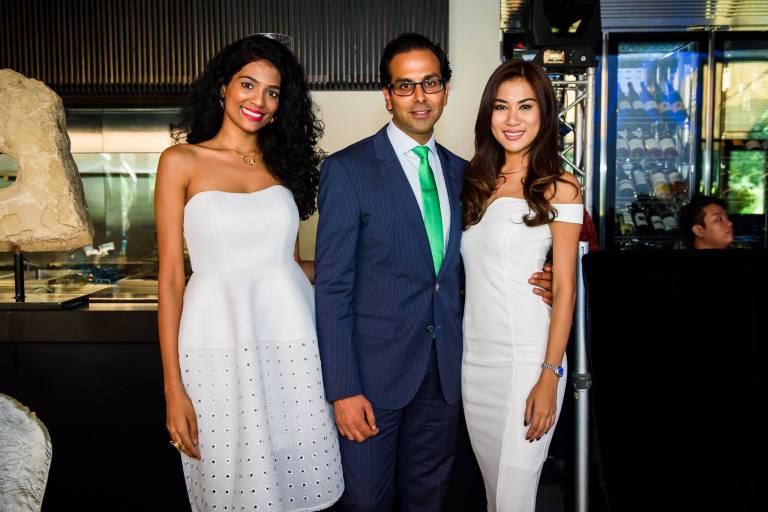 Dr. Raj with Thanuja and Lee Yvonne