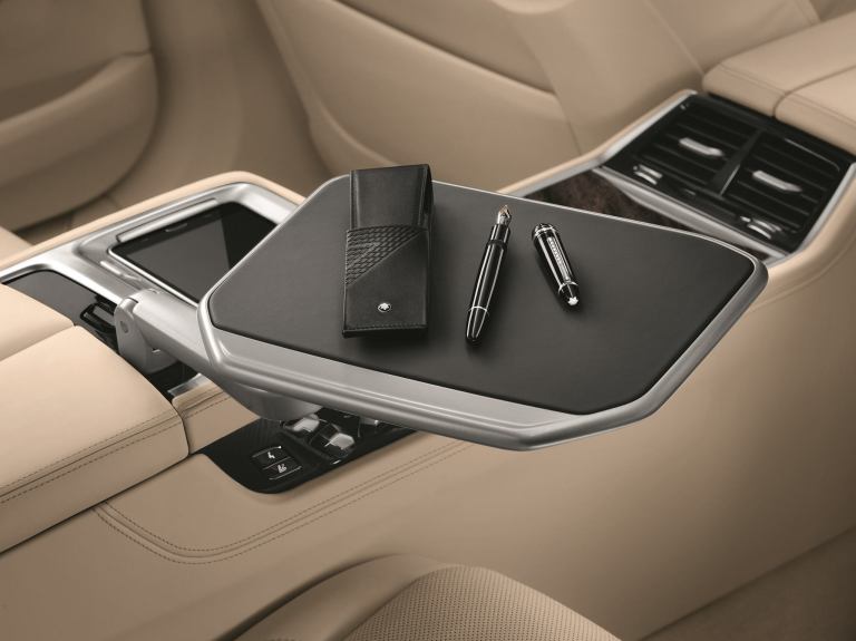 Montblanc Meisterstück Pen Pouch & Montblanc Meisterstück Platinum Line LeGrand Fountain Pen