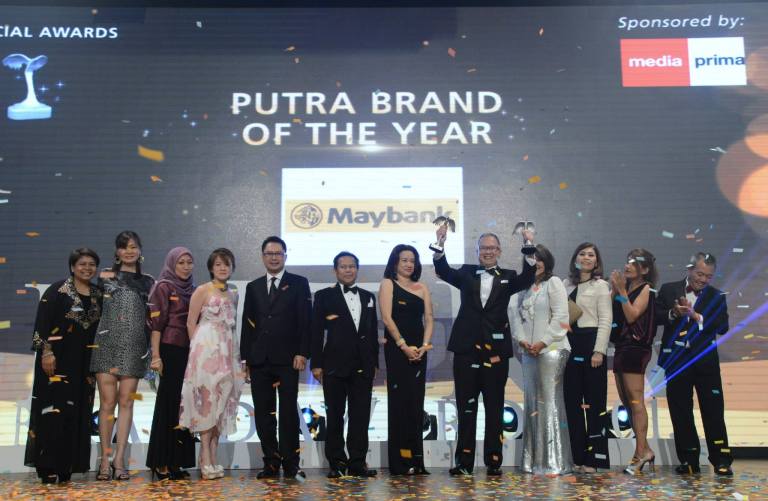 Maybank won the Putra Brand of The Year award