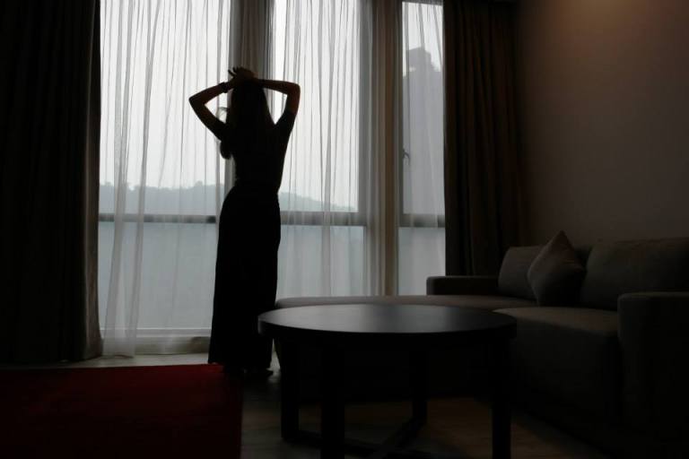 Stephanie got there and checked in first