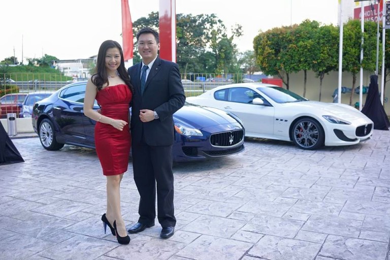 Attending exclusive supercar cocktail parties