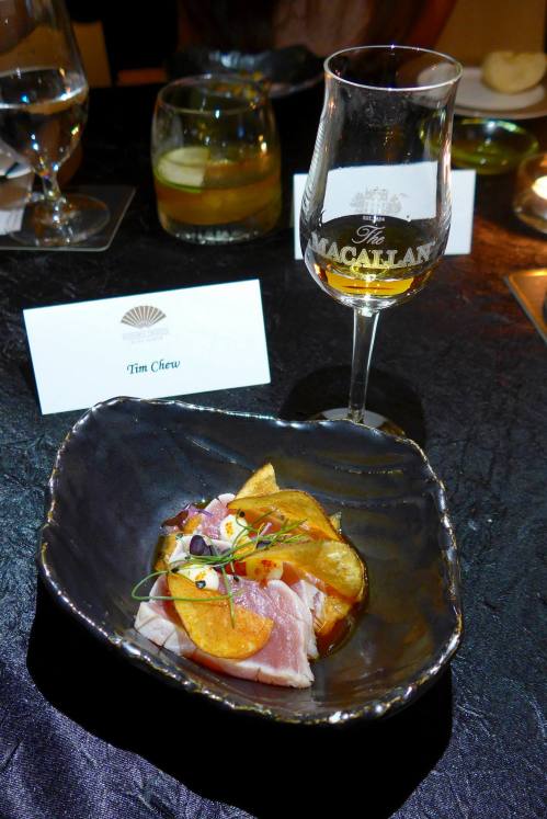 Cured and Smoked Tuna, Tomato, Chili