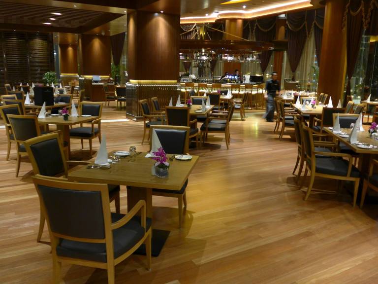 The main dining area