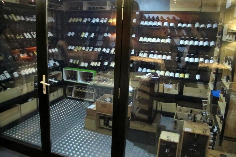 The temperature controlled wine cellar