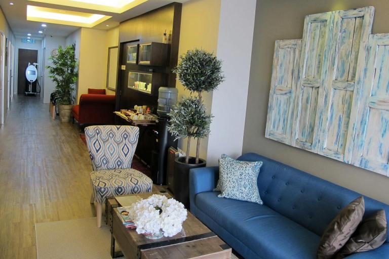 Walking in to the clinic you won't feel like you're in a clinic at all thanks to the beautiful interior