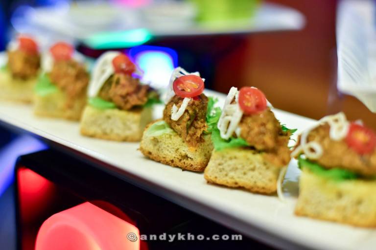 Spicy sardin and egg white