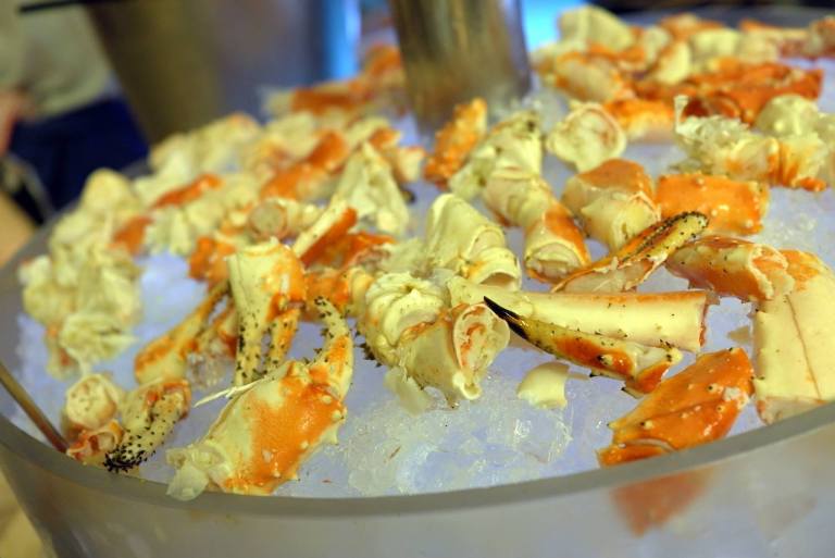 Luckily for us it was Alaskan King Crab season!