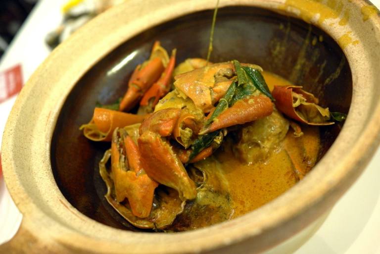 The crab curry which is made to order was pretty good!