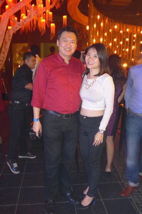 With Kiki from Watatime. Watatime also sponsored some Bomberg watches as prizes in conjunction with the anniversary.