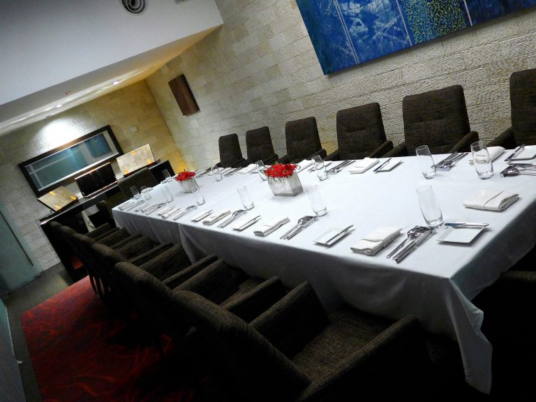 There's even a private dining room which fits up to a dozen persons