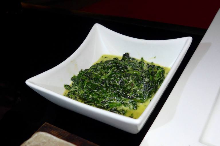 Creamy spinach