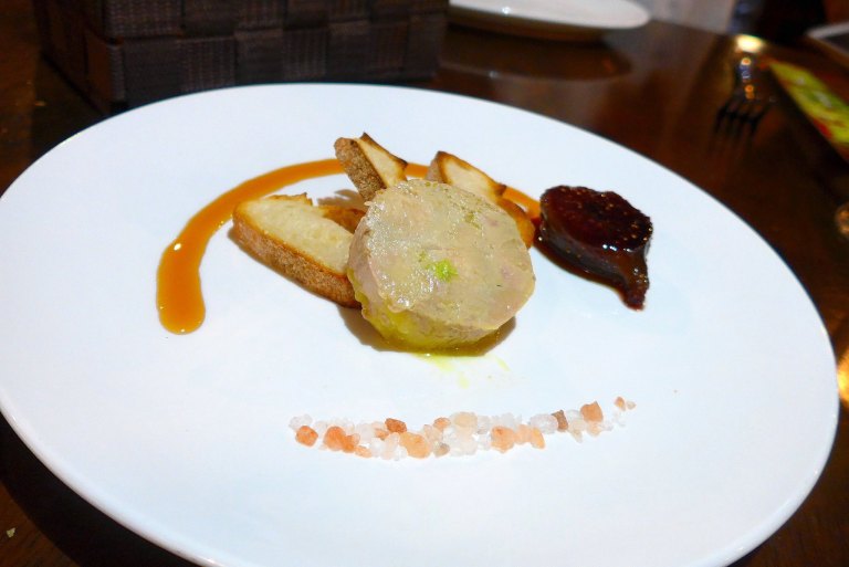 Semi Cooked Foie Gras Terrine with Salad and Fig Compote - RM42.00