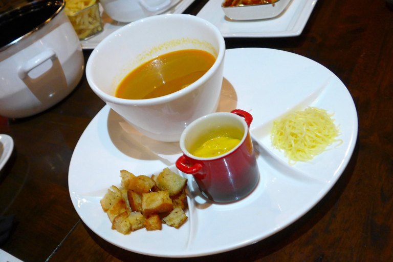 Fish Soup served with rouille sauce from Sete - RM18.00