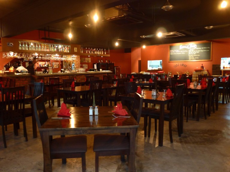 The dining room downstairs