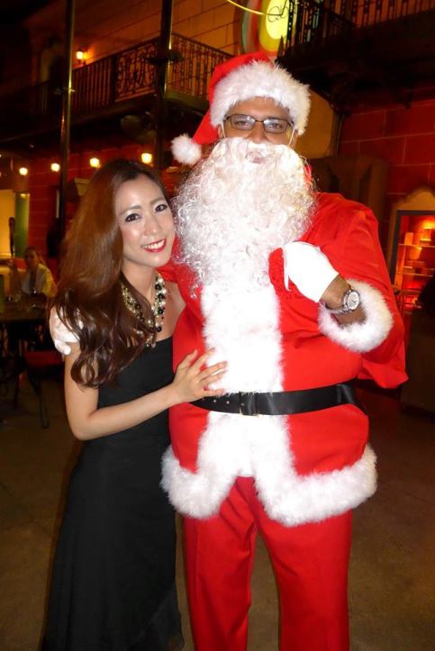 While Santa went around hugging girls...err I mean spreading cheer and goodwill