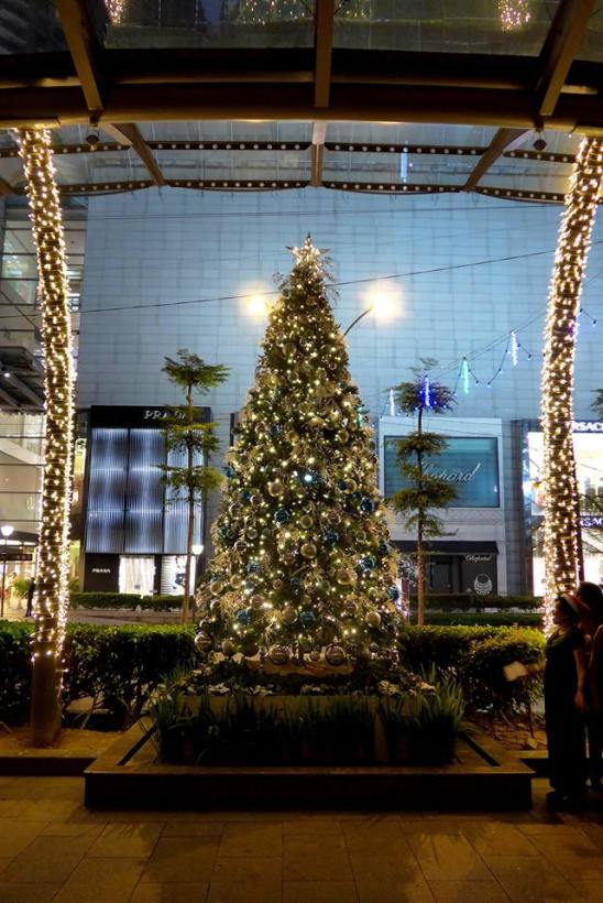 The Christmas tree is officially lit by Westin KL's General Manager Mr. Van Den Hil