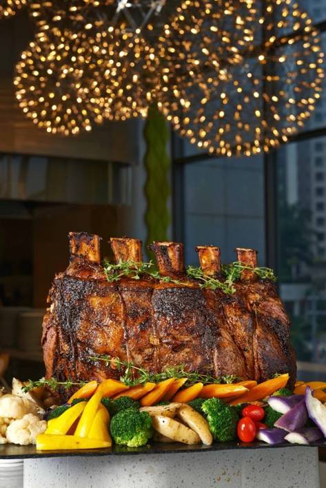 Rack of beef ribs which will be available during the New Year's Eve dinner