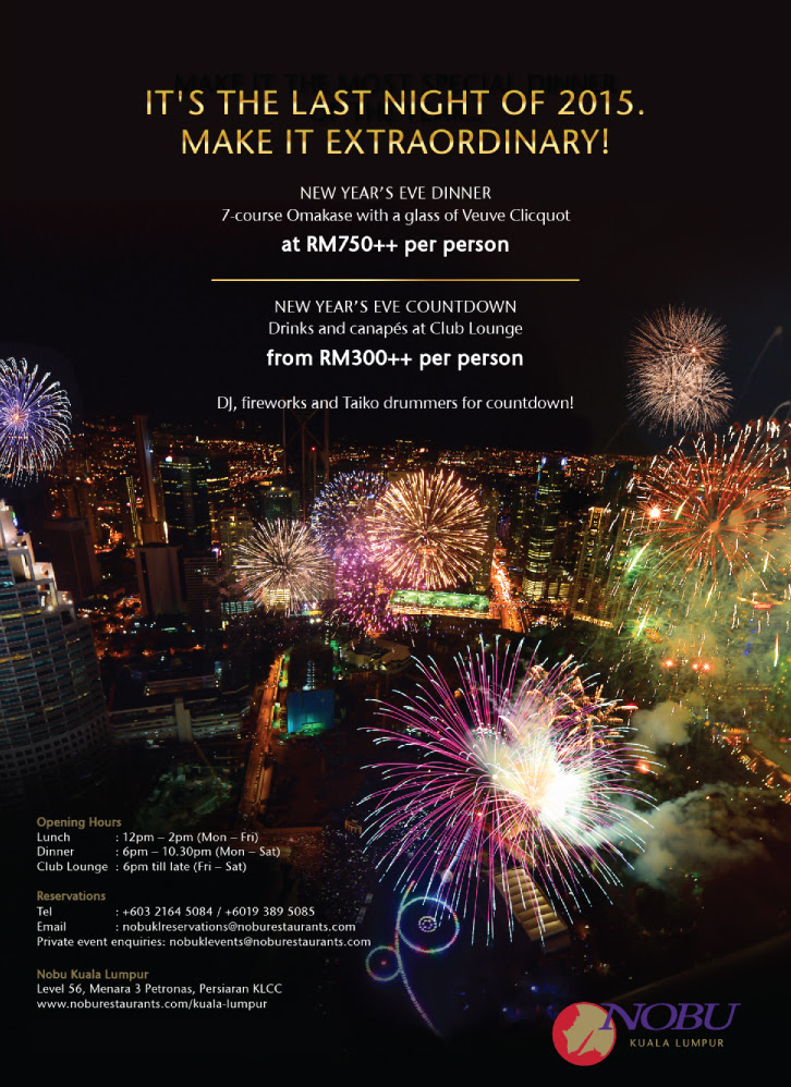 Nobu KL NYE Dinner