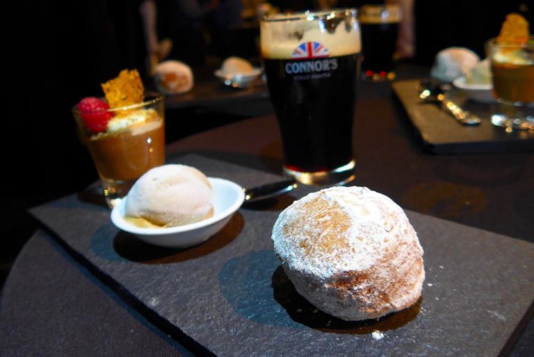 My favourite dish of the night was the dessert with the awesome Connor's ice cream!