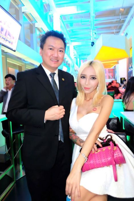 With celebrity DJ Leng Yein