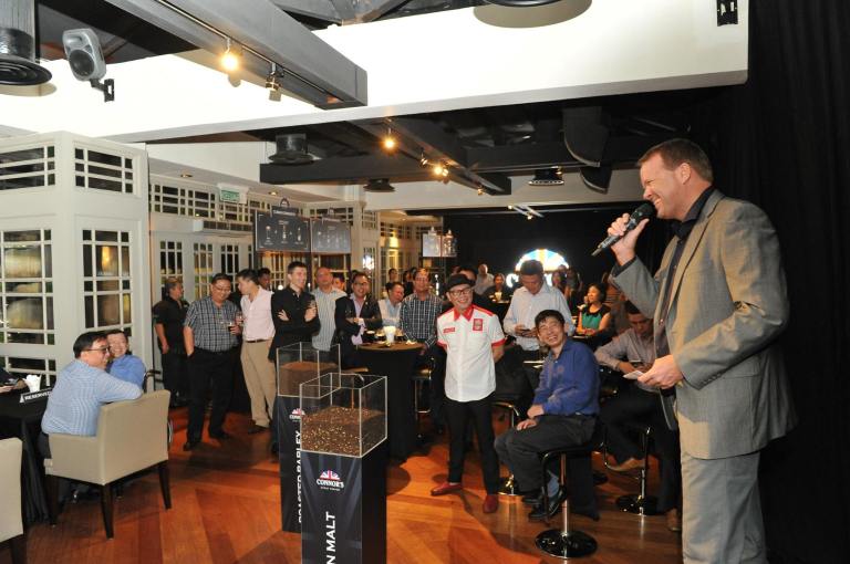 Henrik Juel Andersen, Managing Director of Carlsberg Malaysia giving the welcome address