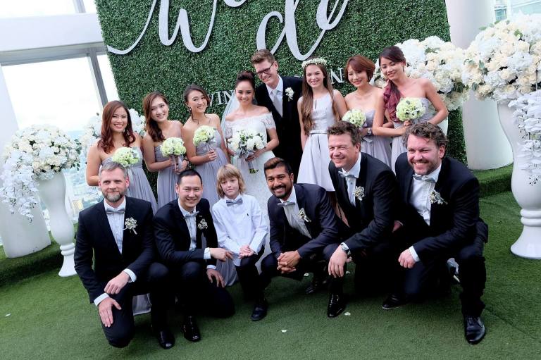 Congratulations to the bride and groom!