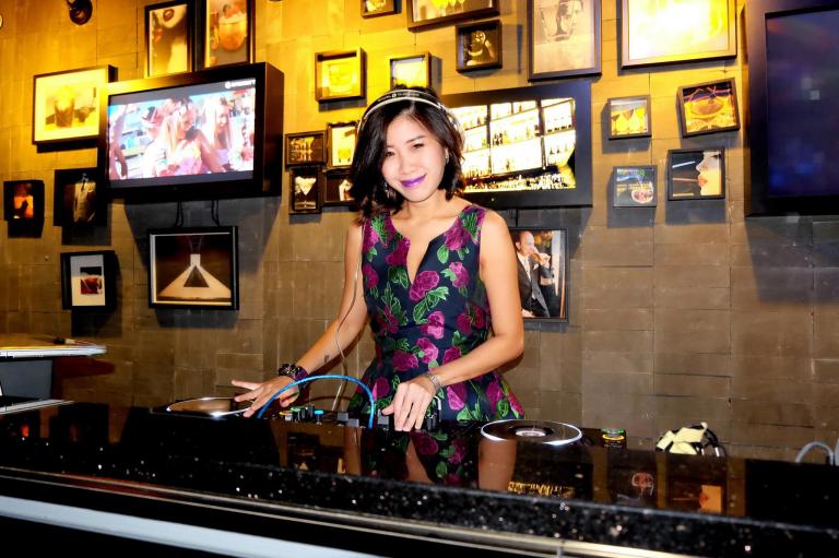 DJ Eva T on the decks