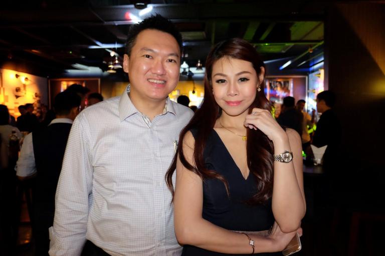 With Evonne after our Chinese New Year dinner at Westin KL