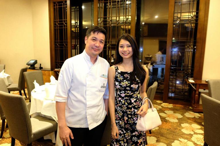 Chef Kok with Adrienne