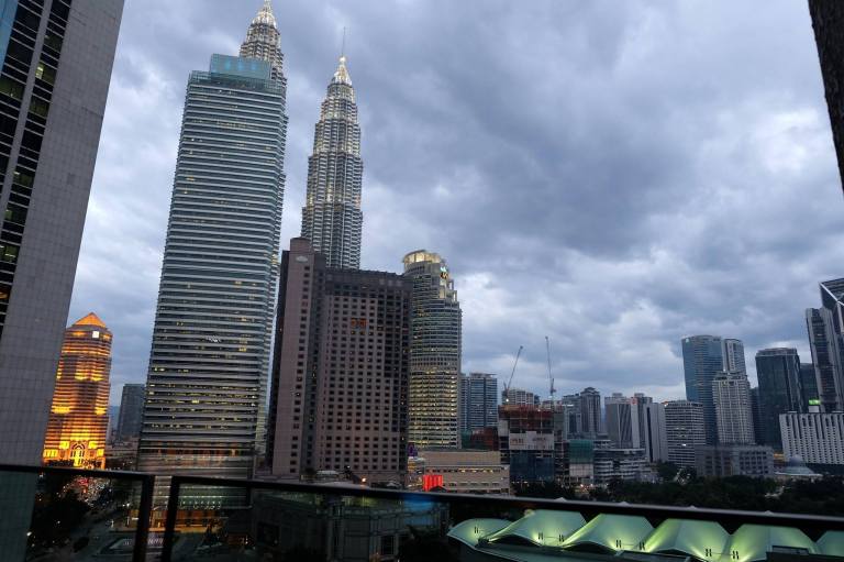 And take in the sunset over Kuala Lumpur