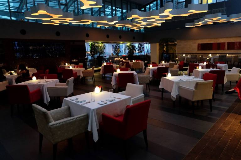 The very romantic main dining area