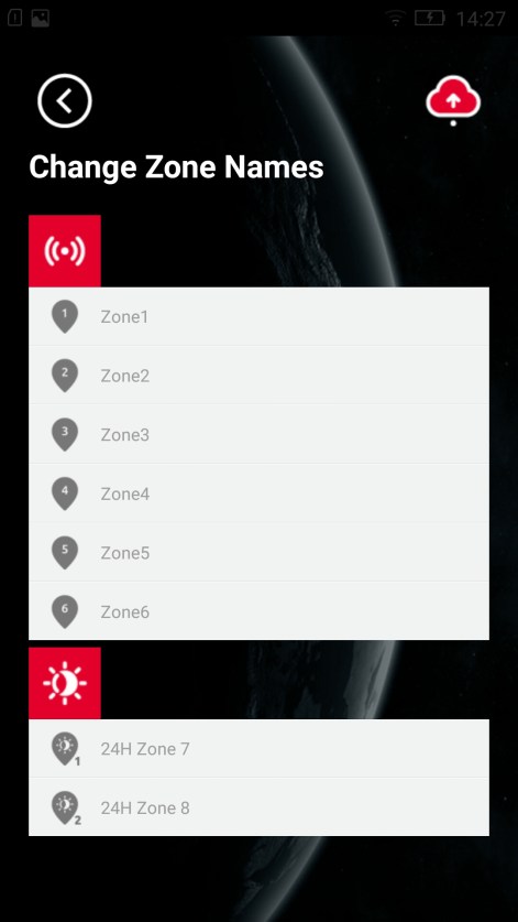 Customize the different zones according to your own preference. For example, living room, dining hall, bedroom, bathroom, etc. etc.