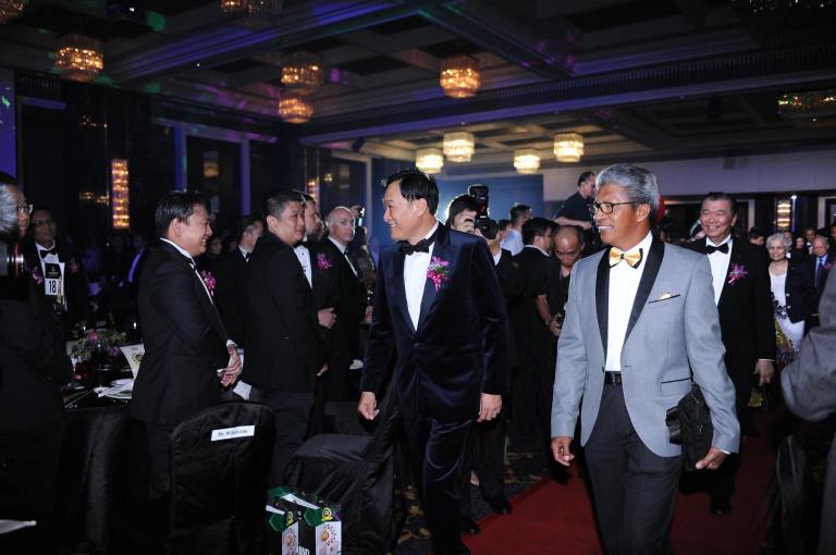 Dr. KK Johan entering with the VIPs