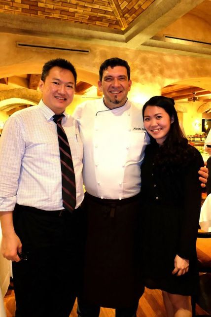 With Chef Marcello Fabbri and Melissa