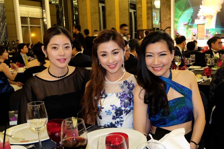 Carrie Lee with her friend and Veron