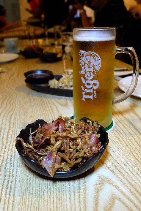 This dish goes really well with beer