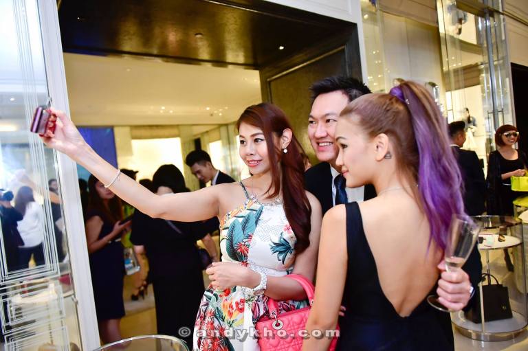 Taking a selfie with the girls