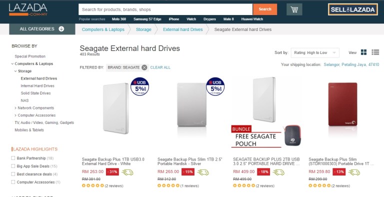 And since I take so many photos, a new 3TB external harddisk would sure come in useful!