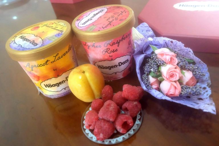 Haagen Daz Apricot Lavender Lychee Raspberry Rose (2)