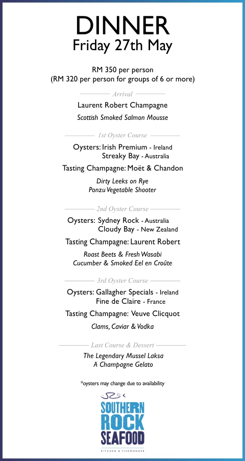 Masterclass- Friday at SouthernRockSeafood