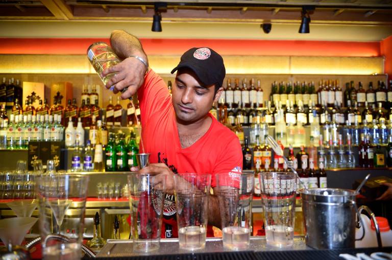 There's also a full bar which serves draught beers, liquor, wine and cocktails!