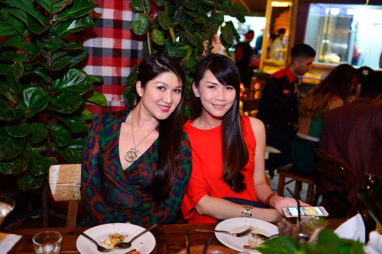 Yukisan with her friend