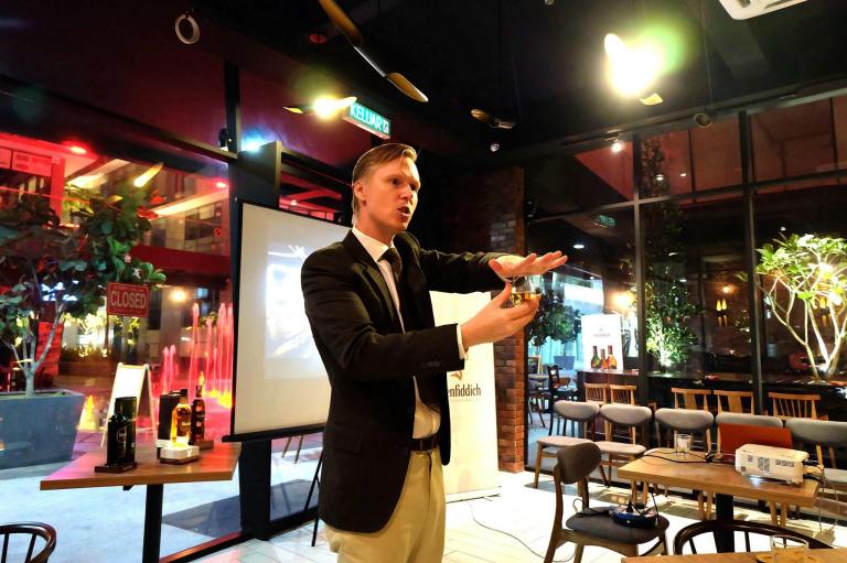 Mathew taking us through the session