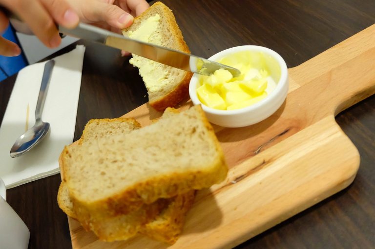 Sourdough toast with butter