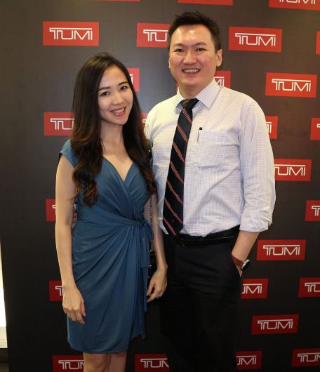 With Elaine at the photowall